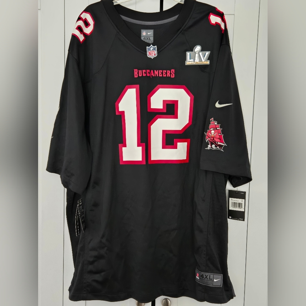 Tom Brady Nike ON-Field Tampa Bay Buccaneers Super Bowl Jersey Men's 4XL (NWT)